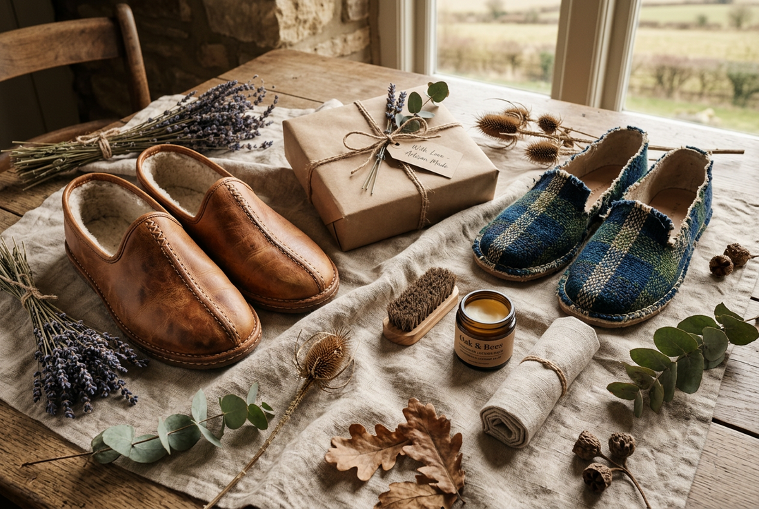 7 UK Handmade Artisan Gifts for the Footwear Aficionado Featuring Racing Green Bamboo Socks with Comfort Cuff