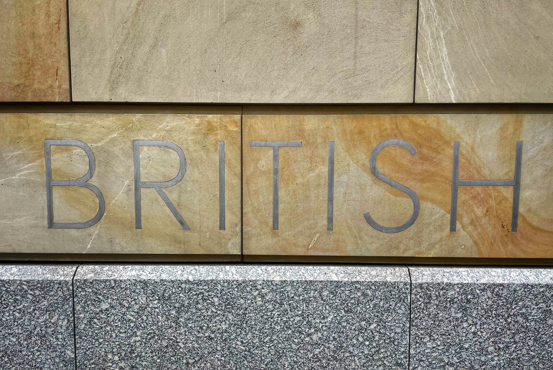 a close up of a sign on a building