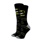 Mens Novelty Batman Socks | Funny Assorted Gift Socks for Batman Lovers