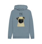 Pug or Snorty Potato? Men's Hoodie – Cozy, Funny, & Pug-tastic!