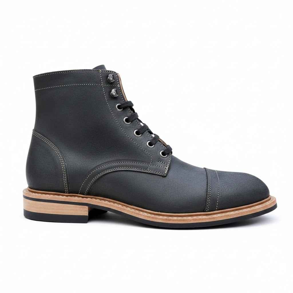 Grafton | Women's Cap Toe Boot | Black