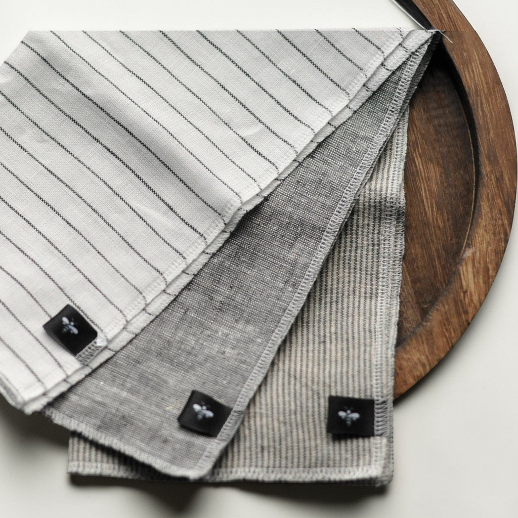 Striped Linen cloth set