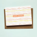 Thank You Cards Bundle of 5 - Pastel Many Thanks
