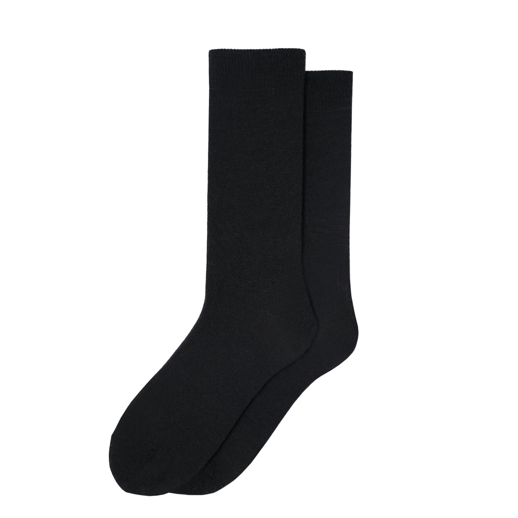 Duchy Everyday Merino Socks - 6 Pair Bundle Black & Navy (£12 per pair)