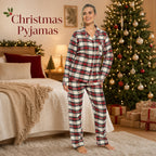 Daisy Dreamer Womens Flannelette Check Pyjama Set Soft Brushed Cotton Easy Care Super Soft Cosy Sleepwear