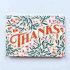Thanks - Floral Thank You Greeting Card
