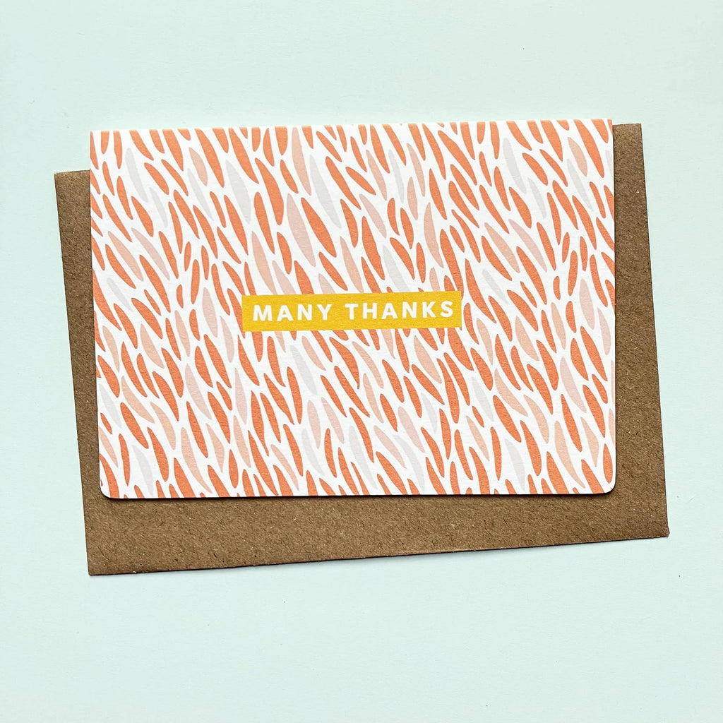 Thank You Cards Bundle of 5 - Pastel Many Thanks