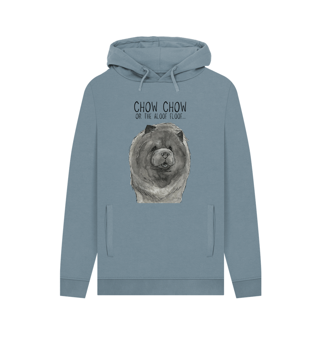 Blue Chow Chow Men's Hoodie – Featuring The Aloof Floof Design!
