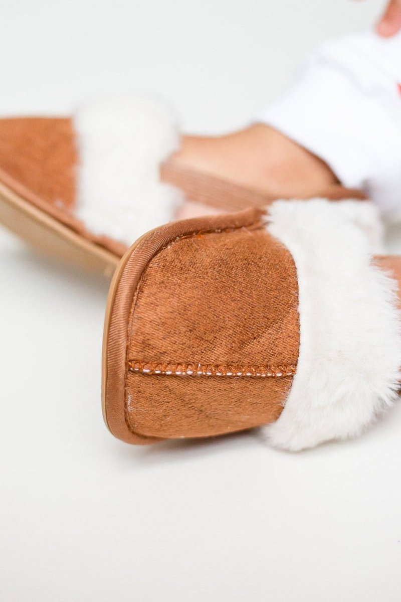 The Fur Slippers Beige, Brown or Pink