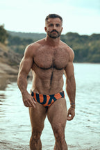 "The Atmos" Swimbrief | Bold Tangerine