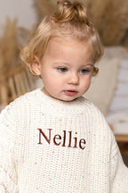 COZY Rainbow Speckle Chunky Sweater | Natural
