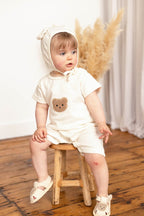 Cool Summer Bear & Bonnet Hat Set