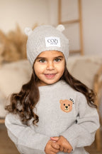 The Cozy Cub Knit Set Grey Set