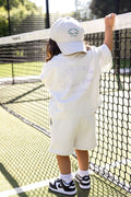 Mini Cozy Crew Resort Club Shorts - Snow White