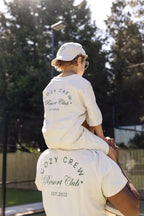 Adult Cozy Crew Resort Club Tee - Ash Grey