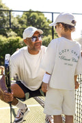 Adult Cozy Crew Resort Club Tee - Ash Grey
