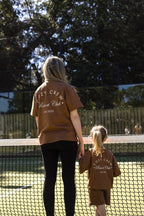 Adult Cozy Crew Resort Club Tee - Toffee