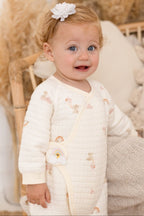 The Rainbow Boucle Wrap Baby Grow Romper