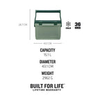 Easy Carry Outdoor Cooler 15.1L