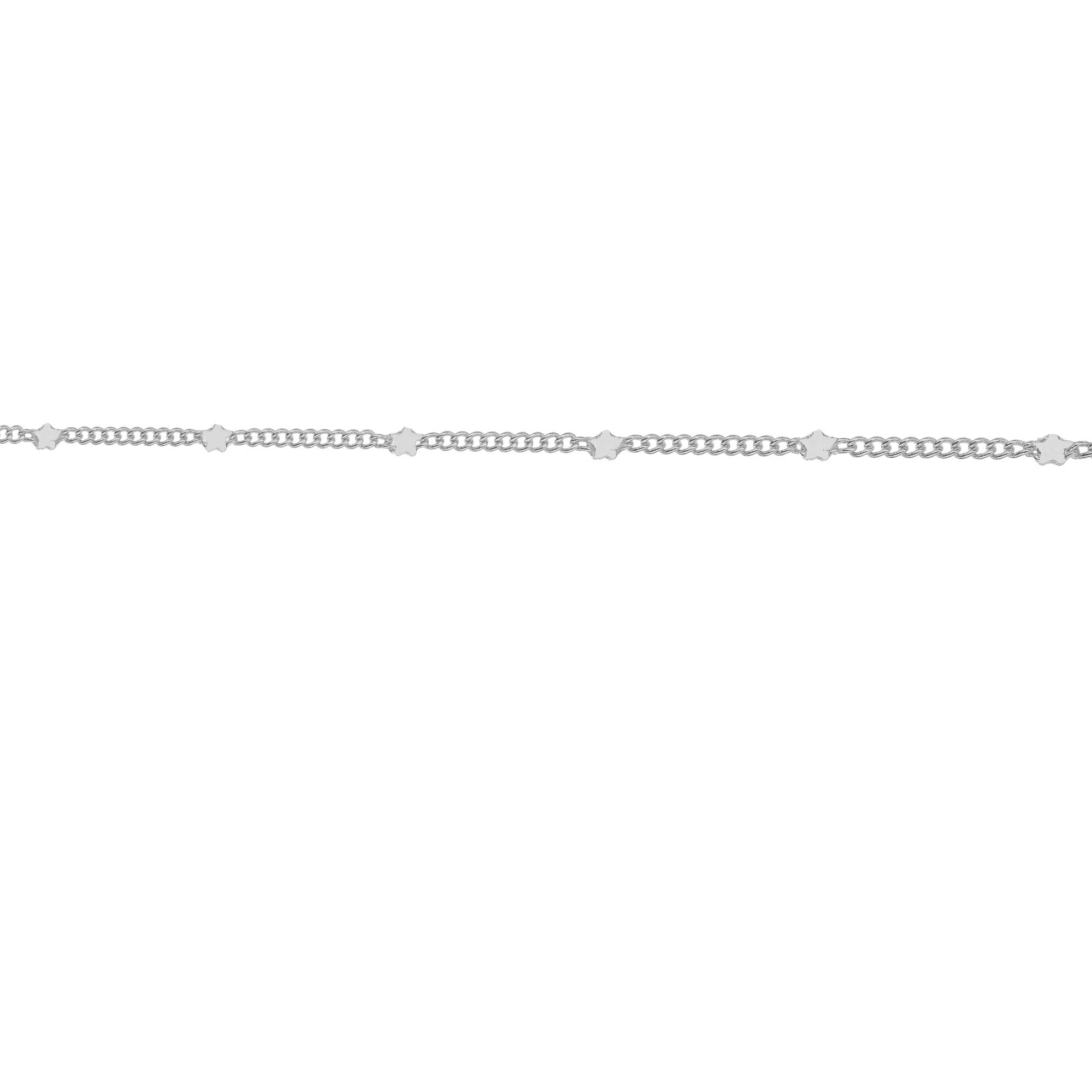 Star Dainty Chain Silver Necklace