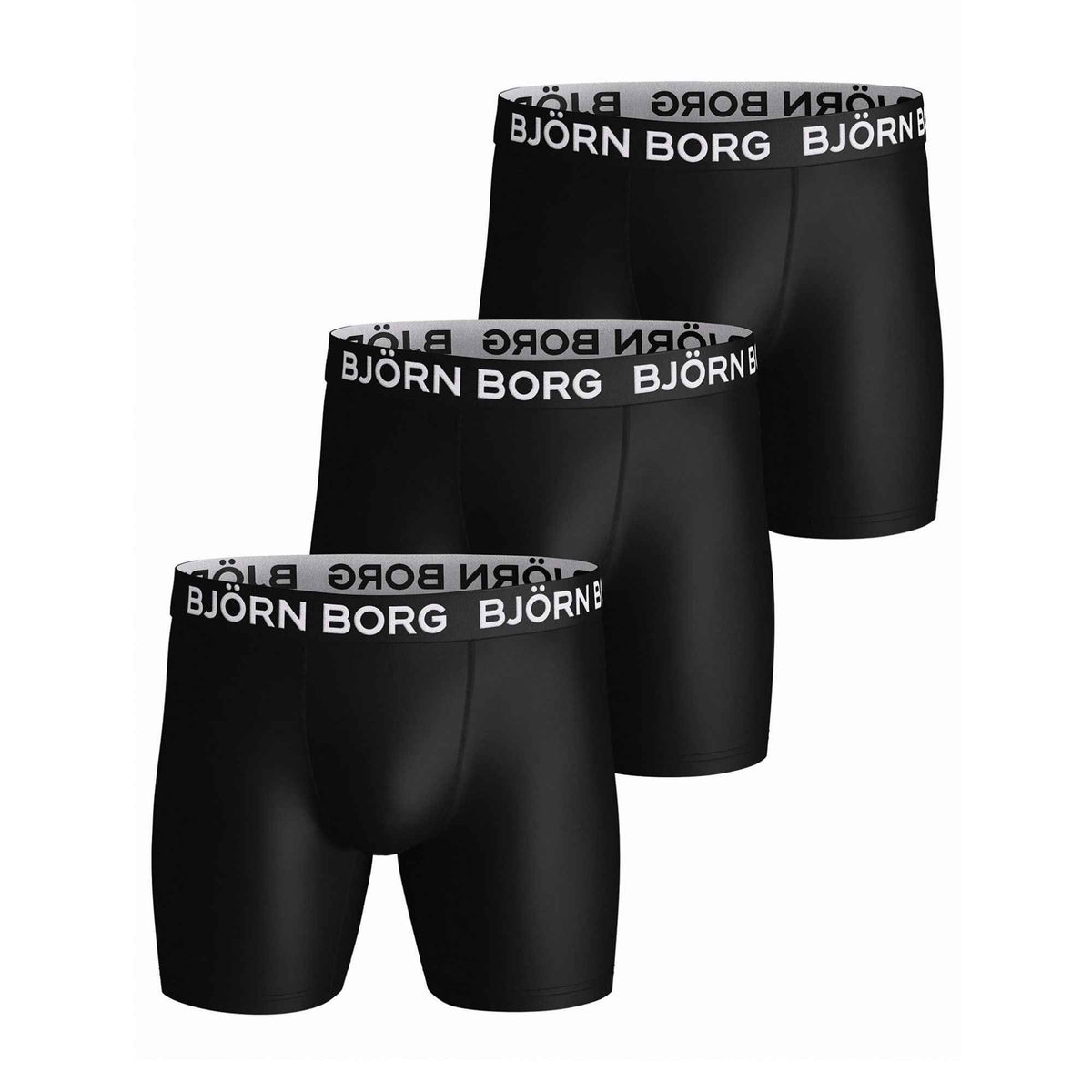 3 Pack Mens Sports Performance Boxer Shorts (Designer)