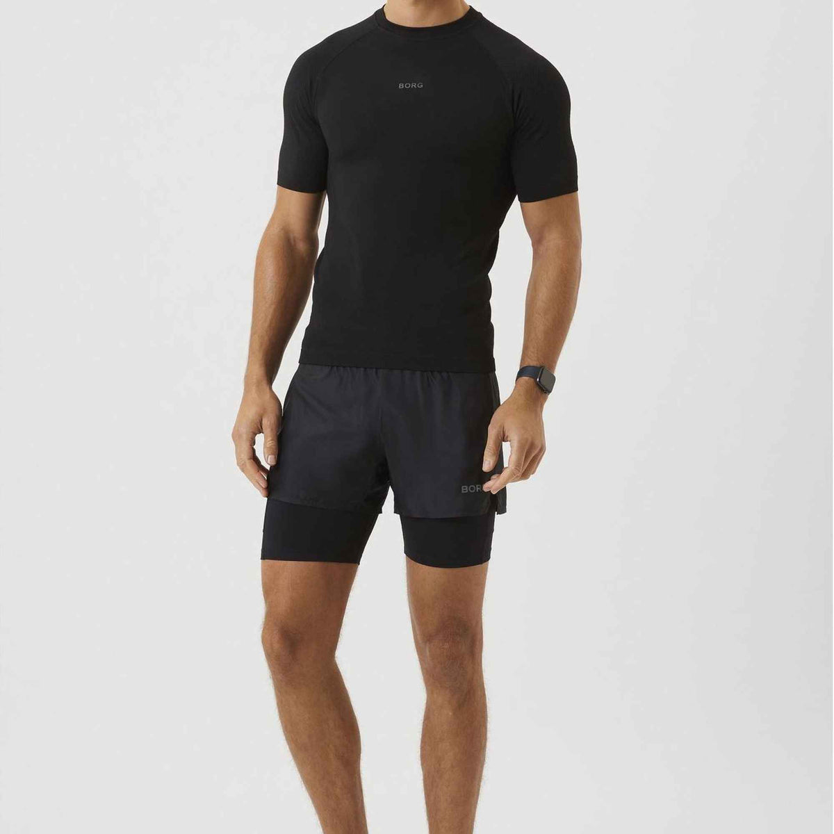 Mens Short Sleeve Running Breathable T-Shirt for All Sports