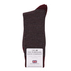Harewood Fine Stripe Luxury Merino Everyday Socks - 4 Pair Bundle (2)