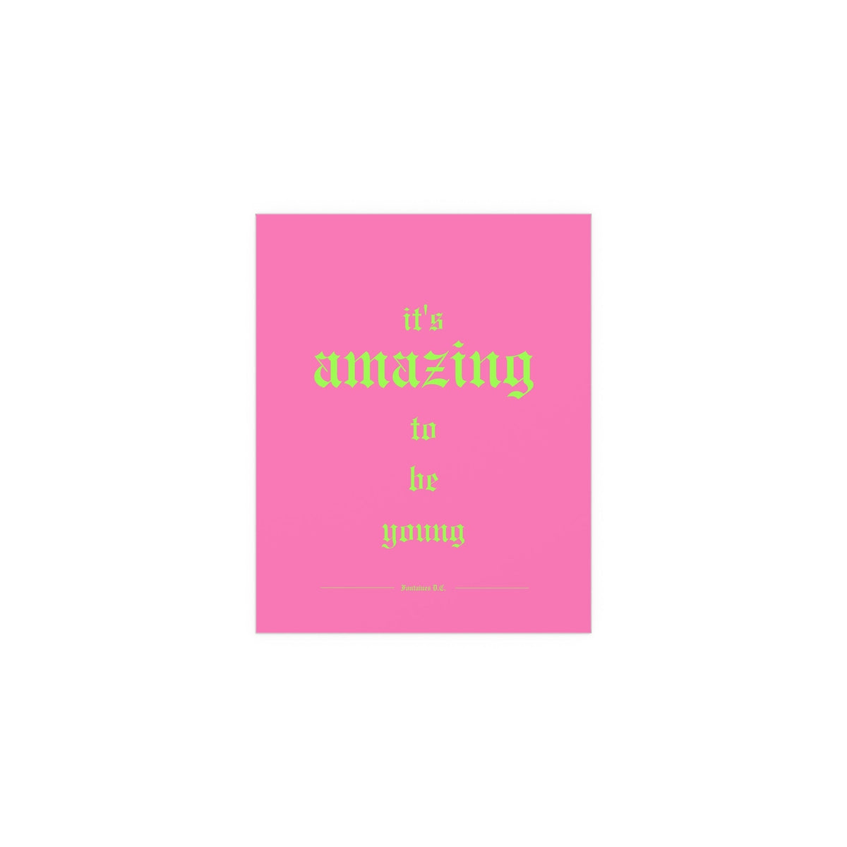 Fontaines DC - It's Amazing To Be Young (Pink)