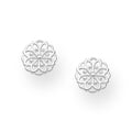 Nazca Lines Mandala Sterling Silver Stud Earrings