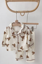 Cozy Bear Pyjamas - PJ Set 100% Cotton