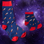 Rocket Matching Bamboo Socks (Adult & Child)
