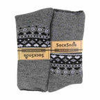 1 Pack Ladies Turn Over Top Warm Nordic Bed Socks for Winter