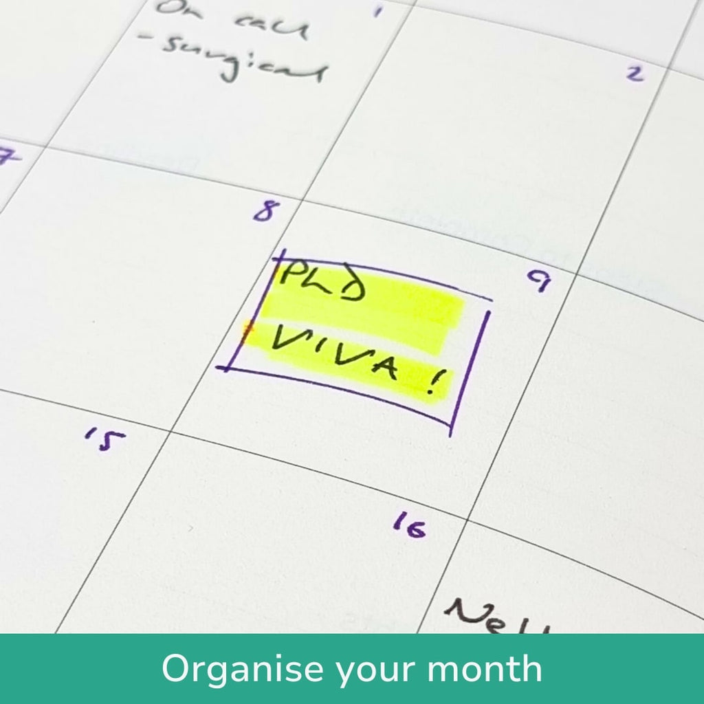 Undated Yearly Productivity Planner - Red
