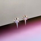 Rising Star Sterling Silver Stud Earrings