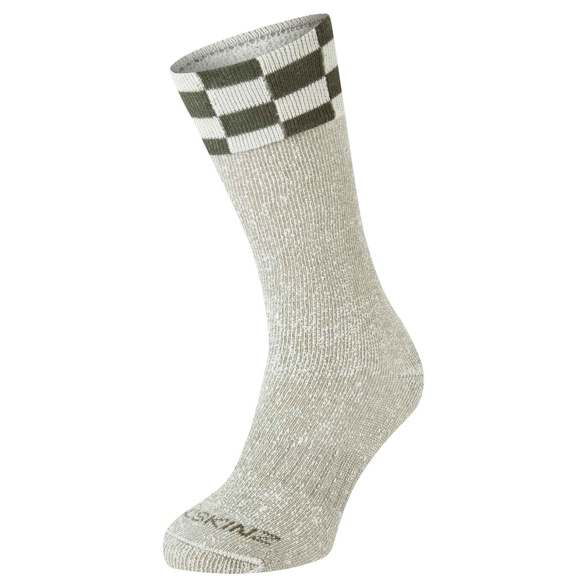 Single Layer Checker Welly Boot Socks for Men and Women