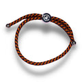 Rope Bracelet - Orange & Yellow Zigzag