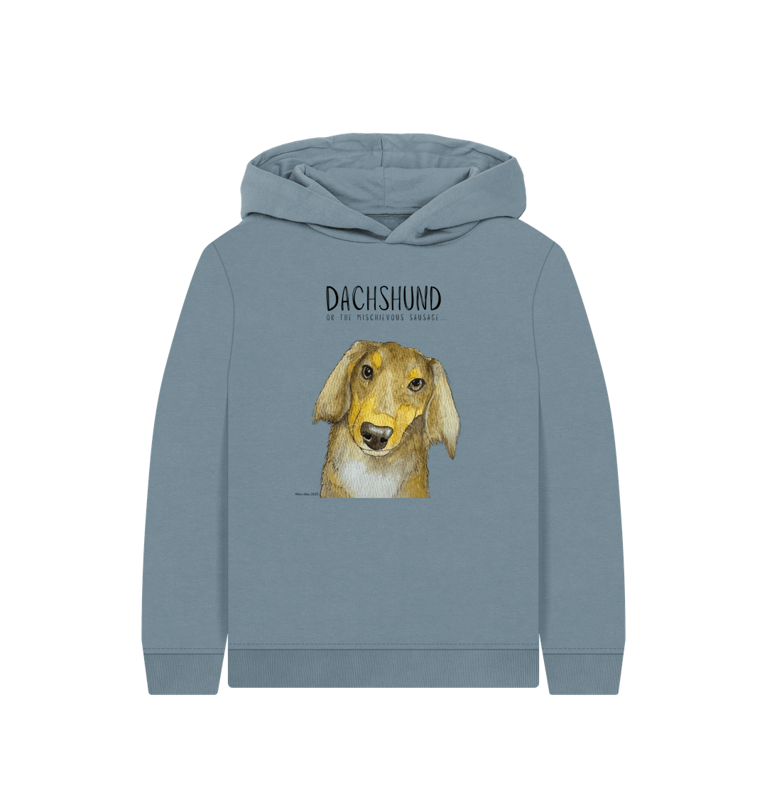 Mischievous Long Haired Sausage Hoodie – Snuggles, Sass & Sustainability!