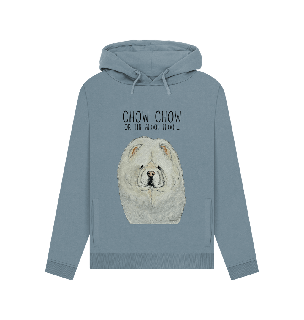 Stay Cozy in Style with the Cream Chow Chow Women's Hoodie – Featuring the Aloof Floof!