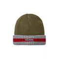 Mens & Ladies Waterproof Cold Weather Striped Roll Cuff Beanie Hat