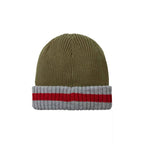 Mens & Ladies Waterproof Cold Weather Striped Roll Cuff Beanie Hat