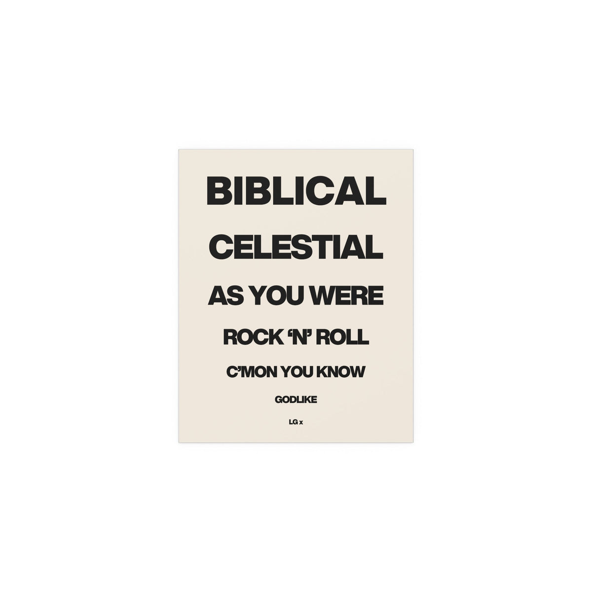 Liam Gallagher Quotes Print