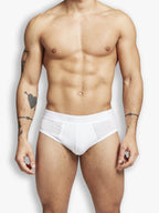 "The Unit" Underwear Brief | White