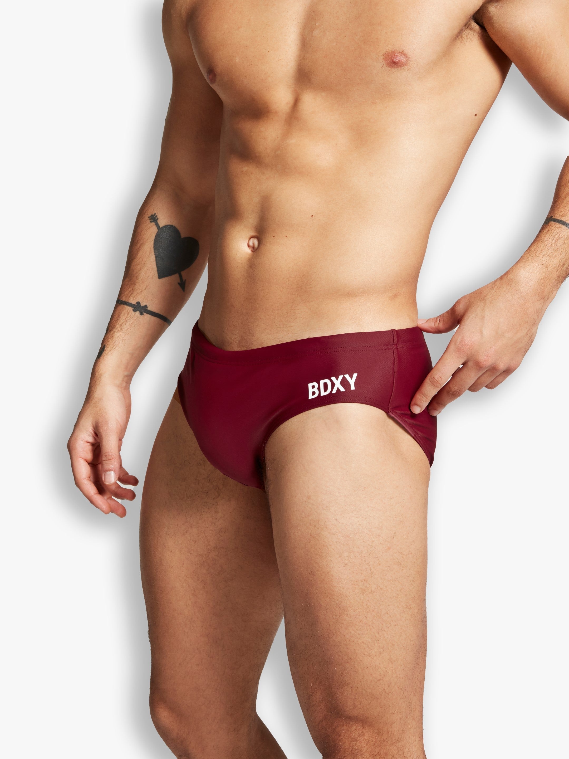 "The Atmos" Swimbrief | Burgundy
