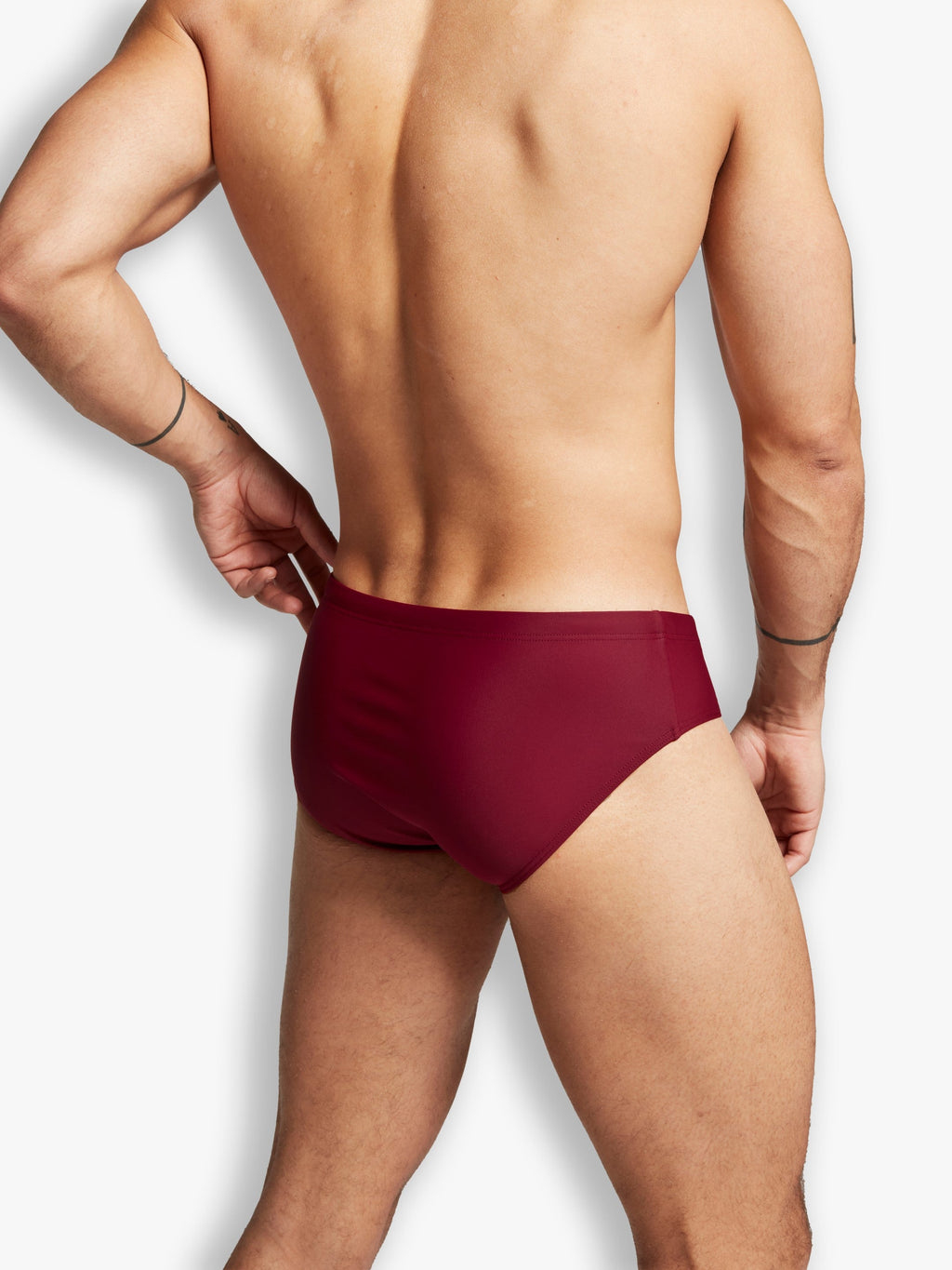 "The Atmos" Swimbrief | Burgundy