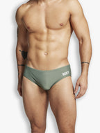 "The Atmos" Swimbrief | Army Green