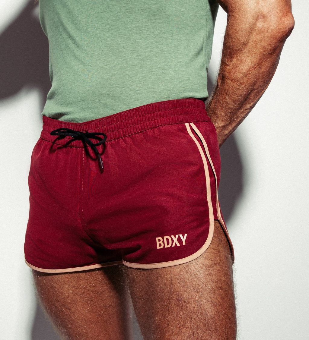 "The Cameo" Shorts | Burgundy
