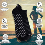 Black Performance Trainer Socks