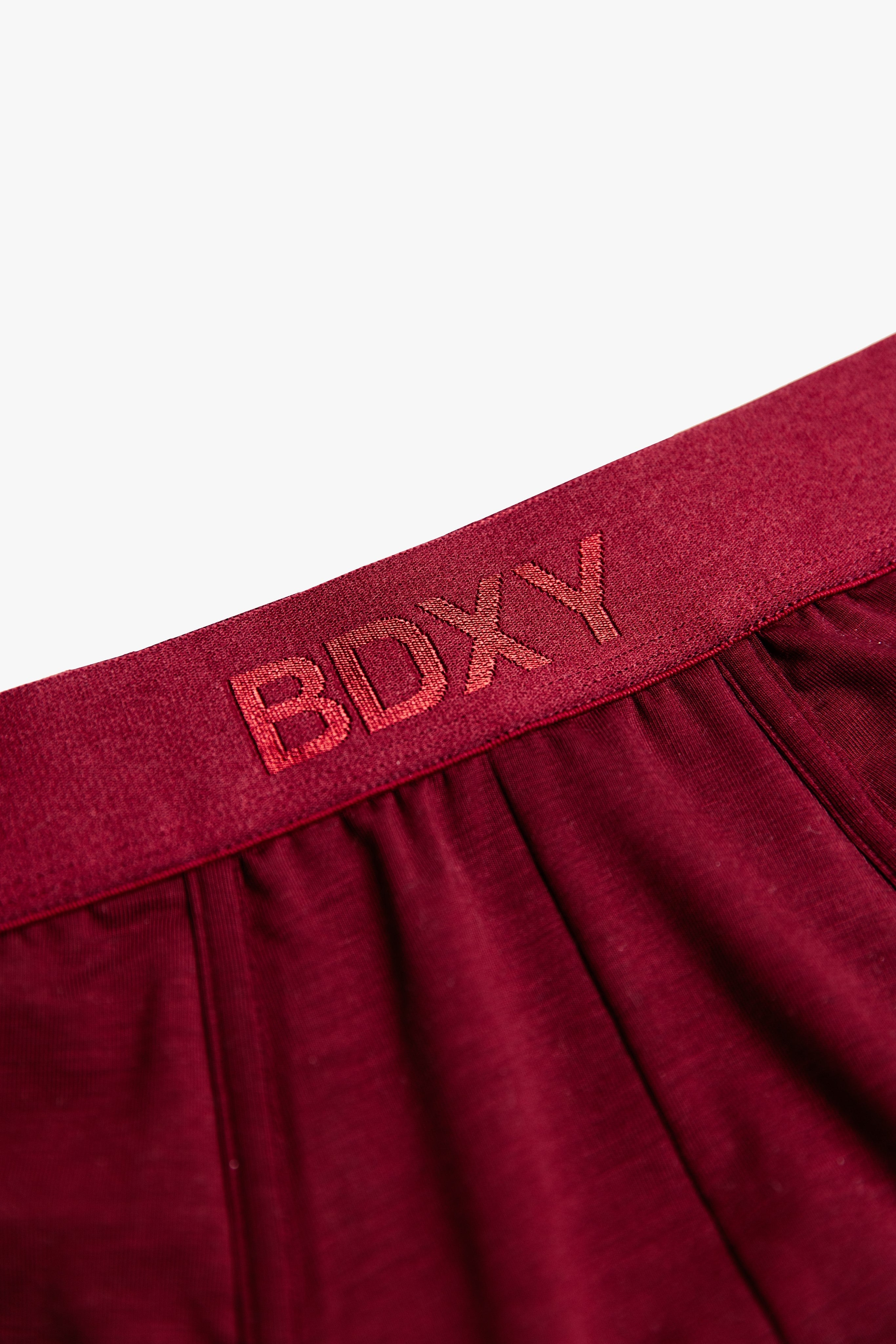 "The Boom" Underwear Boxer | Burgundy