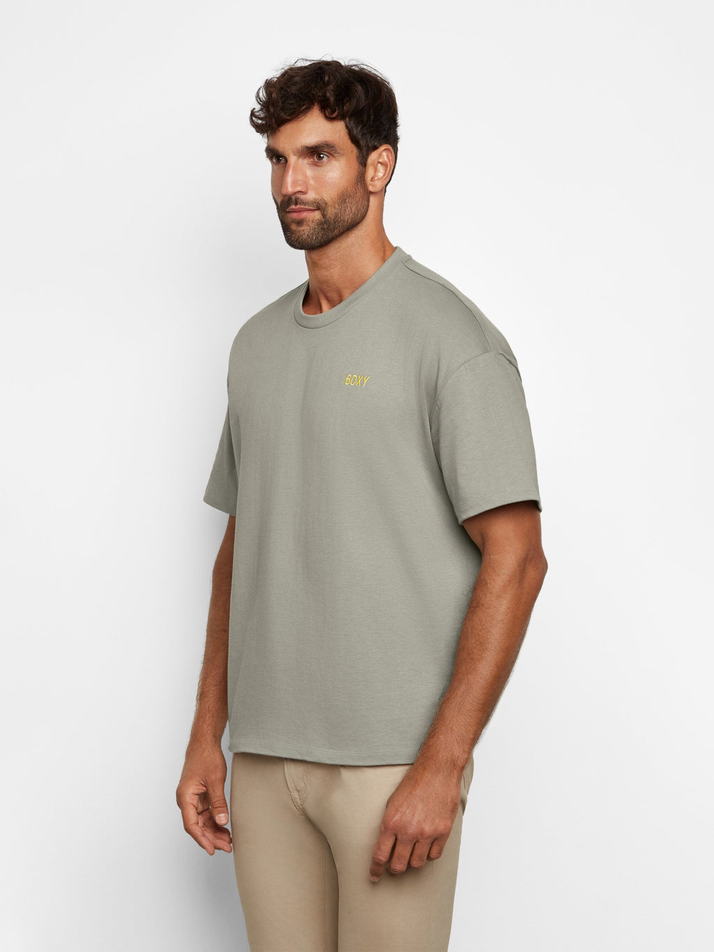 "The Block" T-shirt | Pebble