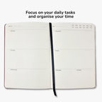 Undated Yearly Productivity Planner - Purple